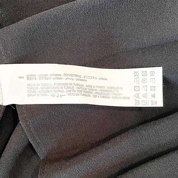 NWT Zara black pleated mini dress - Picture 9 of 10